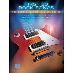 Foto van Hal leonard - first 50 rock songs electric guitar