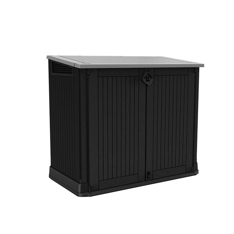 Foto van Store-it-out midi opbergbox - 880l - 132x71,5x113,5cm - zwart