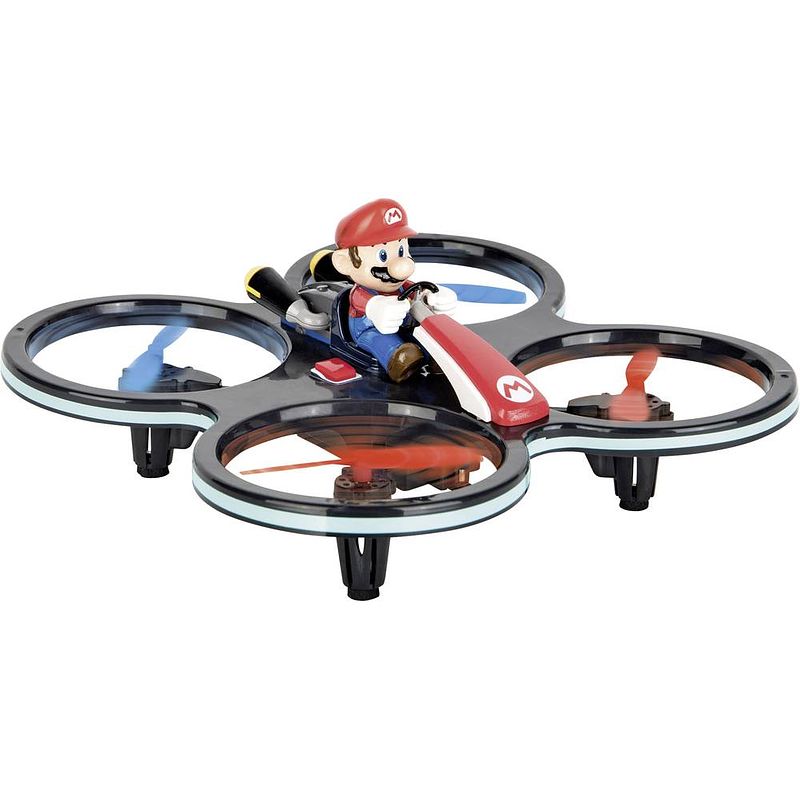 Foto van Carrera drone mario-copter blauw/rood 16,5 cm