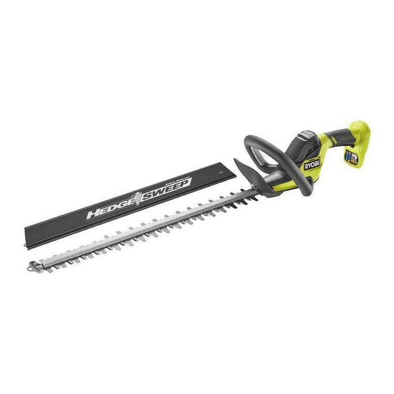 Foto van Ryobi one + linea draadloze heggenschaar 18v - inline ontwerp - mesjes van 55 cm - afstand van 24 mm