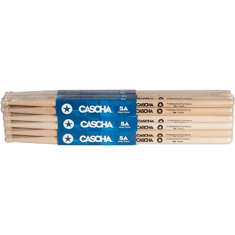 Foto van Cascha hh 2039 professional 5a maple drumstokken (12 paar)