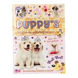 Foto van Rebo productions stickerboek puppy's dierenvriendjes papier