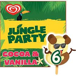 Foto van Ola ijs jungle party 6 stuks 6 x 85ml aanbieding bij jumbo | 2e halve prijs