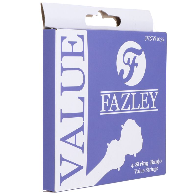 Foto van Fazley jvnw1032 value banjo strings snarenset voor 4-snarige banjo (.010 - .032)