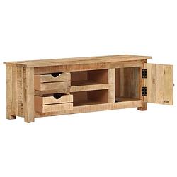 Foto van The living store tv-meubel - hout - 110 x 30 x 40 cm - rustieke uitstraling