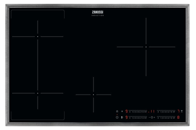 Foto van Zanussi zifn844x inductie inbouwkookplaat zwart