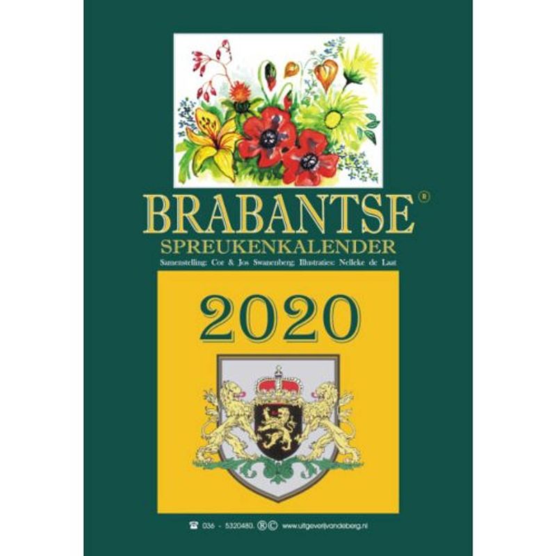 Foto van Brabantse spreukenkalender 2020