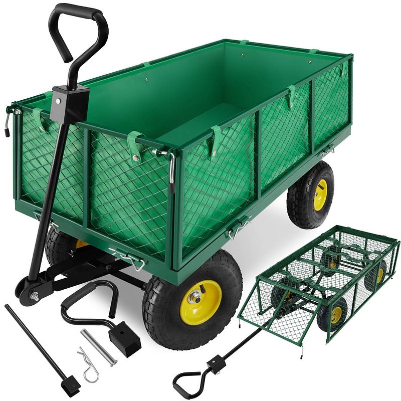 Foto van Tectake® - bolderwagen transportkar tuinkar bolderkar 550kg - 401029