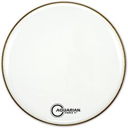 Foto van Aquarian 22 inch full force ii bassdrumvel wit