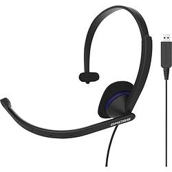 Foto van Koss cs195 on ear headset kabel computer zwart ruisonderdrukking (microfoon)