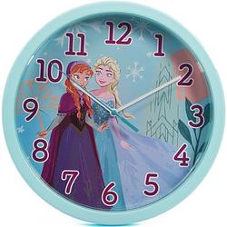 Foto van Disney frozen - wandklok voor kinderen anna en elsa 25 cm frozen anna elsa wandklok - roze/paars