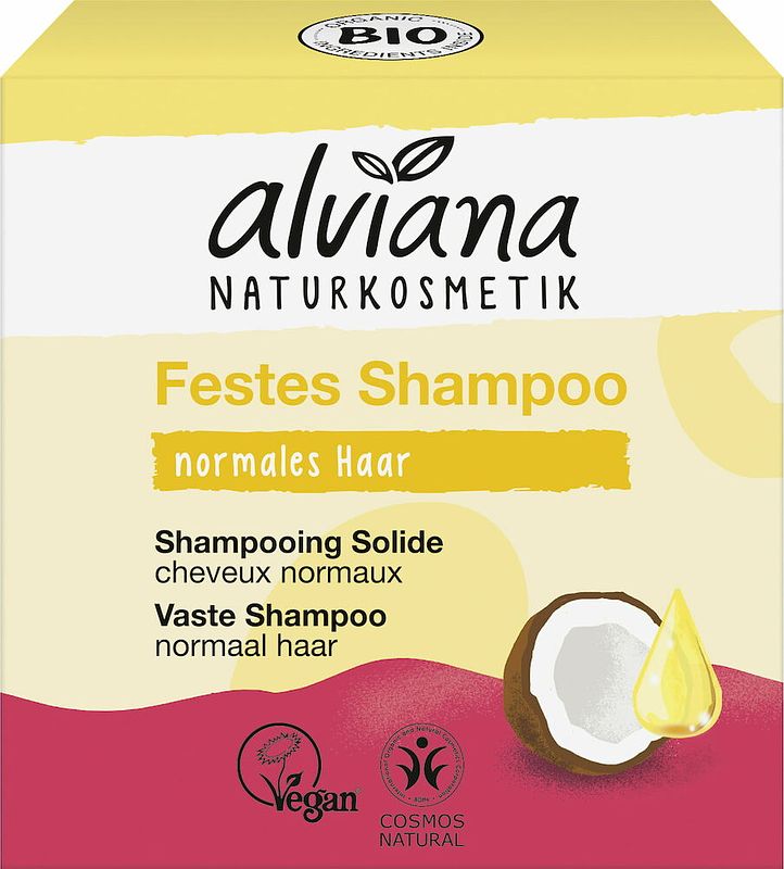 Foto van Alviana normaal haar shampoo bar