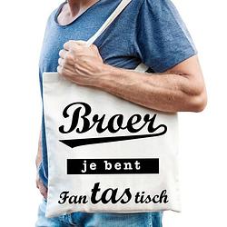 Foto van Cadeau tas voor een broer/zwager van katoen - feest boodschappentassen