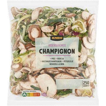 Foto van Jumbo champignon roerbakmix 250 g kleinverpakking