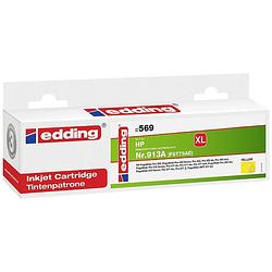 Foto van Edding cartridge vervangt hp 913a (f6t79ae) compatibel geel edd-569 18-569