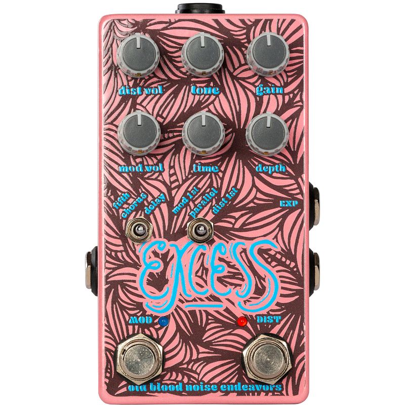 Foto van Old blood noise endeavors excess v2 distorting modulator effectpedaal