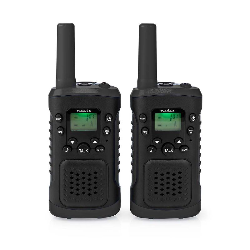 Foto van Nedis walkie talkie set - wltk0610bk - zwart