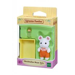 Foto van Sylvanian families baby marshmellow muis 5336