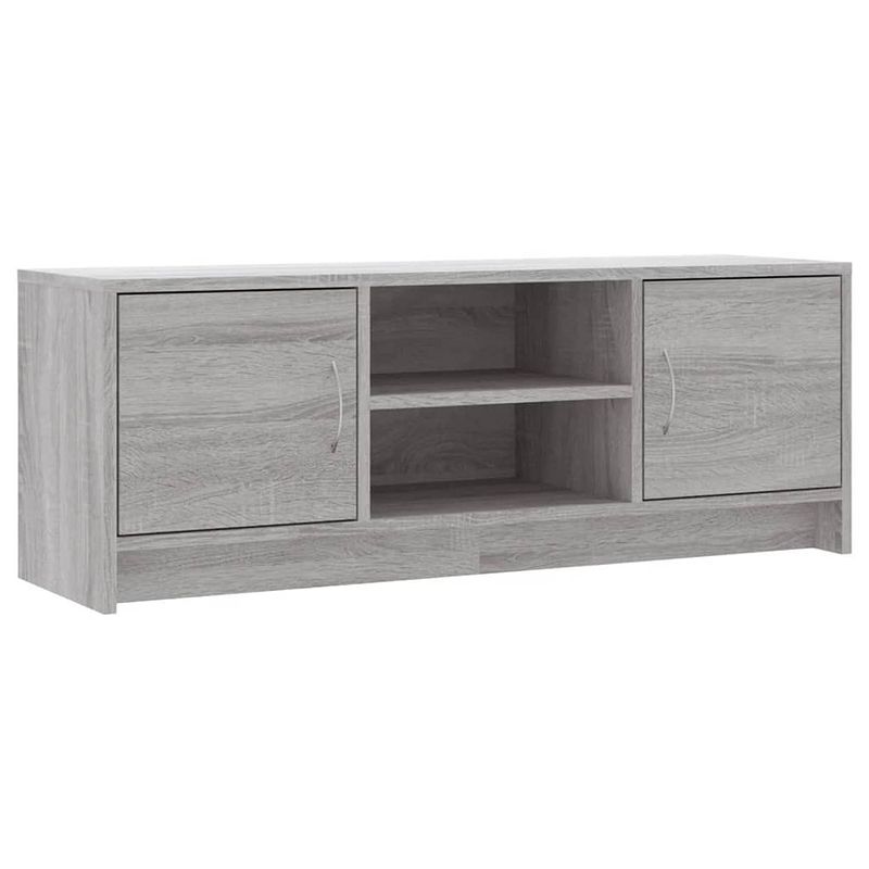 Foto van The living store tv-meubel sonoma eiken - 102x30x37.5 cm - trendy en praktisch