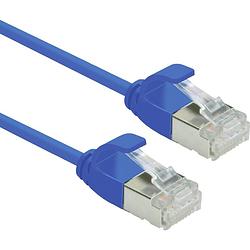 Foto van Roline 21153345 rj45 netwerkkabel, patchkabel cat 6a u/ftp 2.00 m blauw 1 stuk(s)