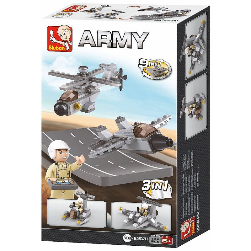 Foto van Sluban army: drones 3-in-1 (m38-b0537h)