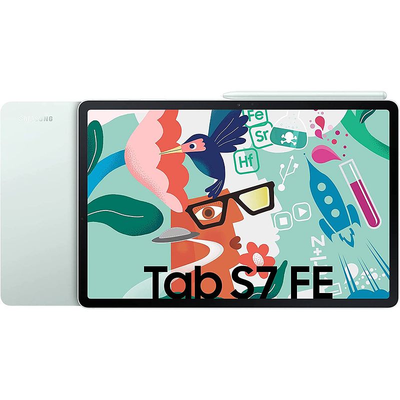 Foto van Samsung galaxy tab s7 fe 5g t736b 64gb groen