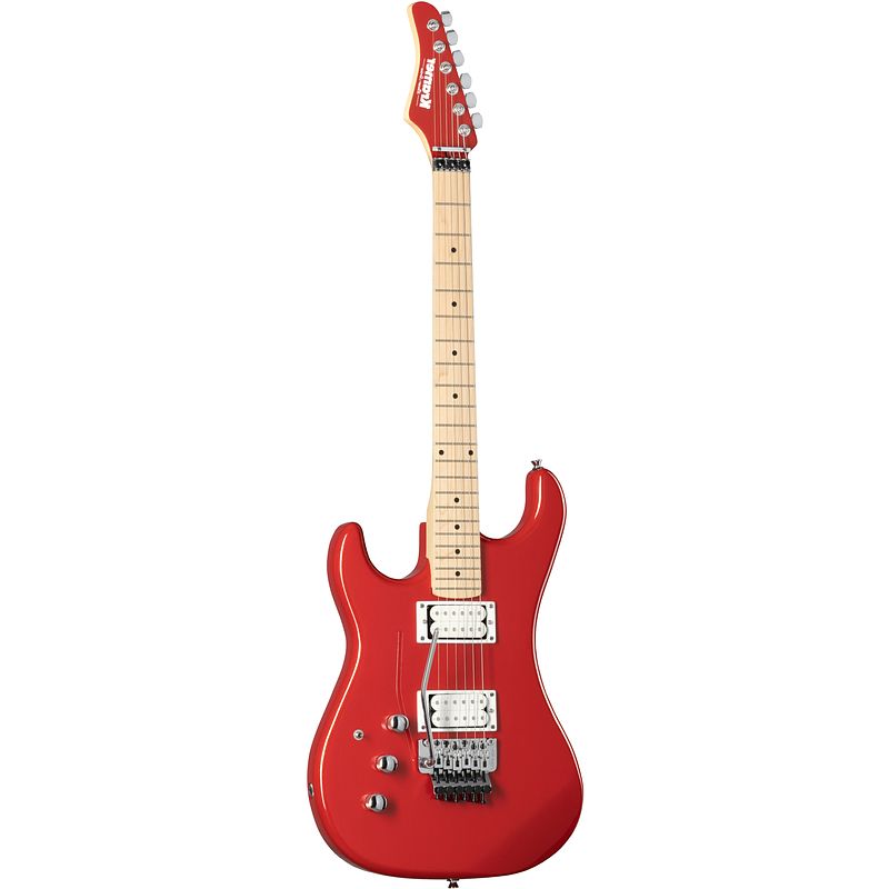 Foto van Kramer guitars original collection pacer classic lh scarlet red metallic linkshandige elektrische gitaar