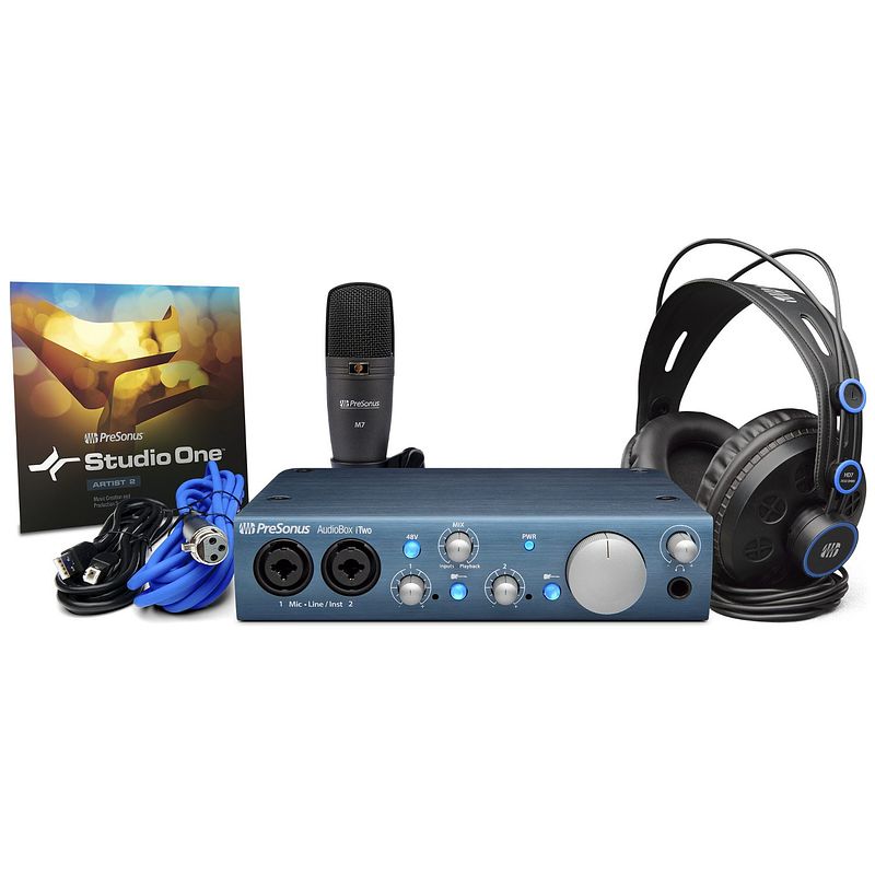 Foto van Presonus audiobox itwo studio studio produceer set