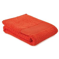 Foto van Arowell sporthanddoek fitness handdoek 130 x 30 cm - 500 gram - oranje (1 stuks)