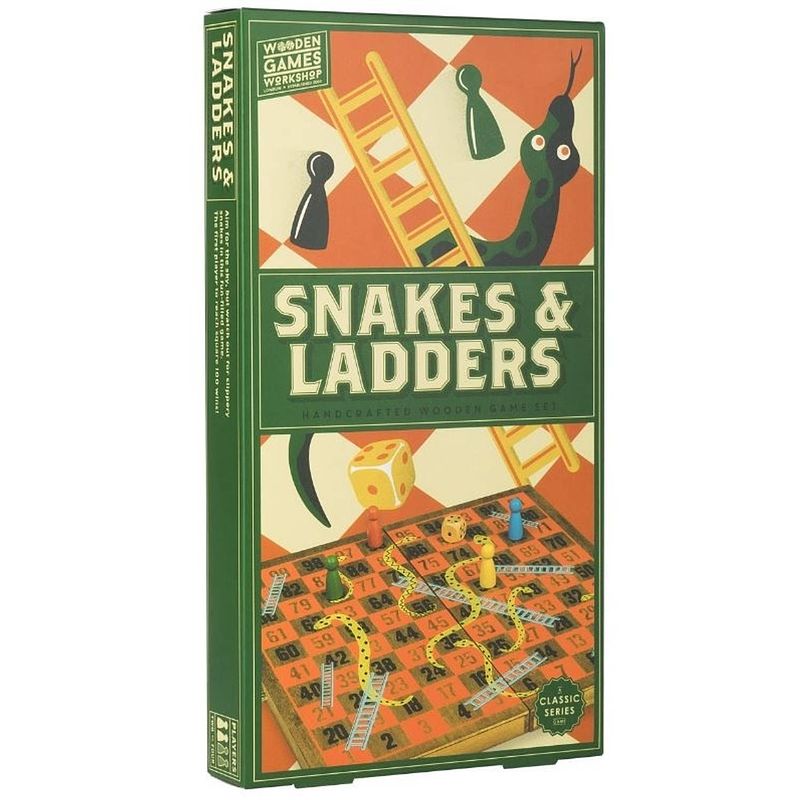 Foto van Professor puzzle gezelschapsspel slangen en ladders (en)
