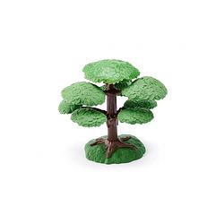 Foto van Siku loofbomen kunststof 14 cm groen/bruin 2 stuks