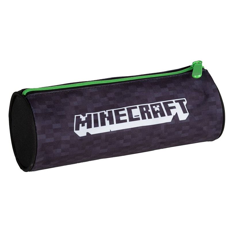 Foto van Schoolpennenzak minecraft creeper zwart (22 x 8 x 8 cm)