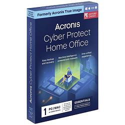 Foto van Acronis cyber protect home office essentials de licentie voor 1 jaar, 1 licentie windows, mac, ios, android beveiligingssoftware