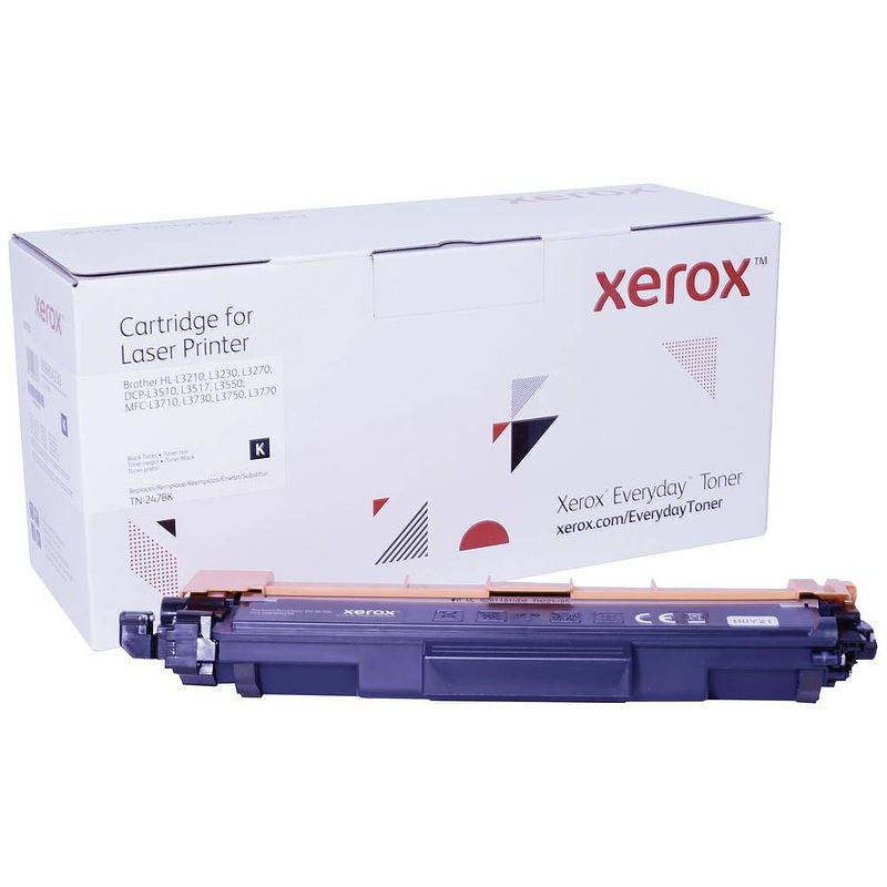 Foto van Xerox toner vervangt brother tn-247bk compatibel zwart 3000 bladzijden everyday