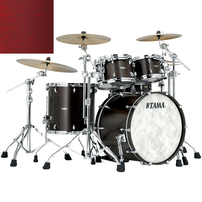 Foto van Tama tw42rzs-rbw star walnut shellset red burgundy walnut