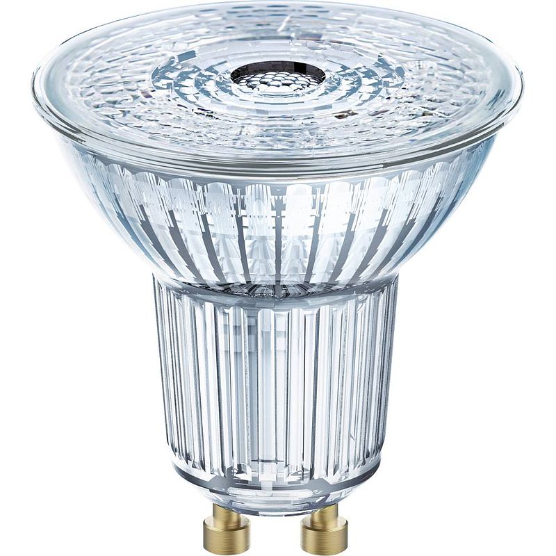 Foto van Osram 4058075608115 led-lamp energielabel f (a - g) gu10 reflector 4.3 w = 50 w warmwit (ø x l) 50 mm x 52 mm 1 stuk(s)