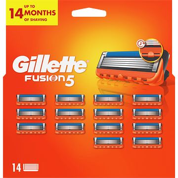 Foto van Gillette fusion5 navulmesjes x14 voor mannen bij jumbo