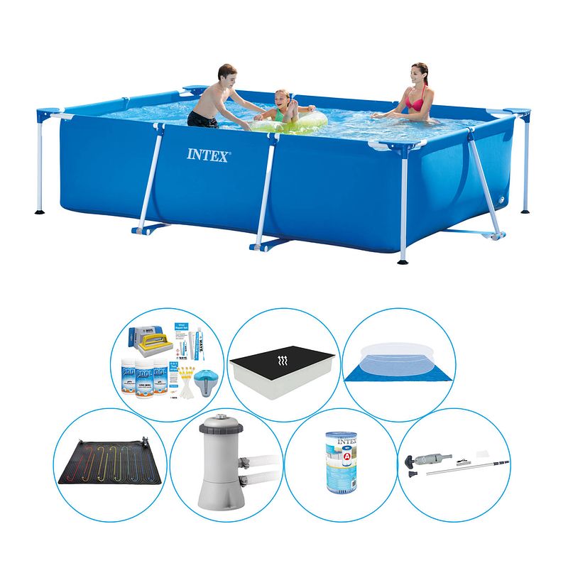 Foto van Intex frame pool rechthoekig 300x200x75 cm - zwembad super set