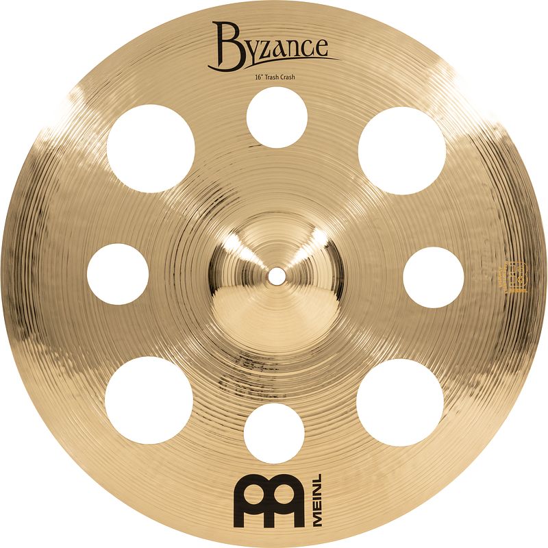 Foto van Meinl byzance b16trc-b brilliant trash crash bekken 16 inch