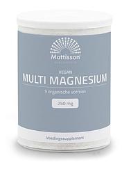 Foto van Mattisson healthstyle magnesium multi poeder