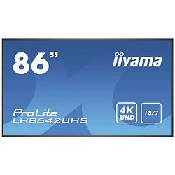 Foto van Iiyama prolite lh8642uhs-b3 digital signage display energielabel: g (a - g) 217.4 cm 85.6 inch 3840 x 2160 pixel 18/7