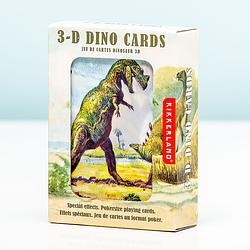 Foto van 3d speelkaarten - dinosaurussen