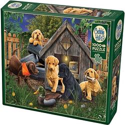 Foto van Cobble hill puzzle 1000 pieces - in the doghouse