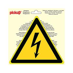 Foto van Pickup - pictogram driehoek 20cm gevaarlijke elektrische spanning