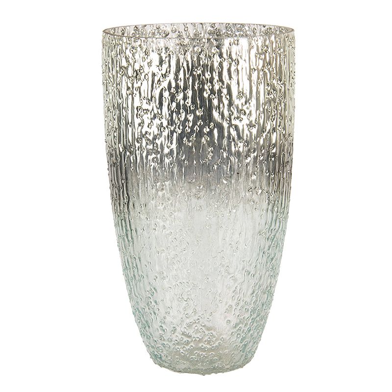 Foto van Clayre & eef glazen theelichthouder ø 13*24 cm bruin glas