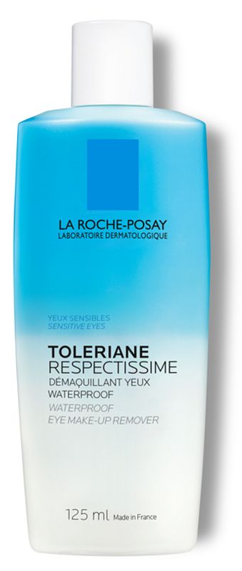 Foto van La roche-posay respectissime waterproof oogmake-up reiniging