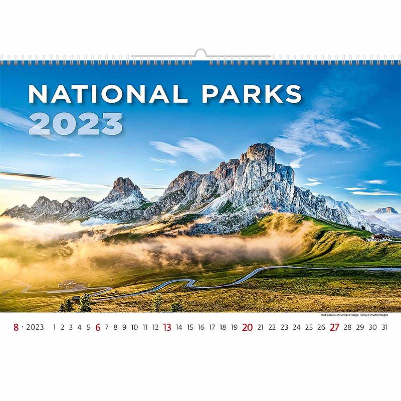 Foto van Nationale parken kalender 2023