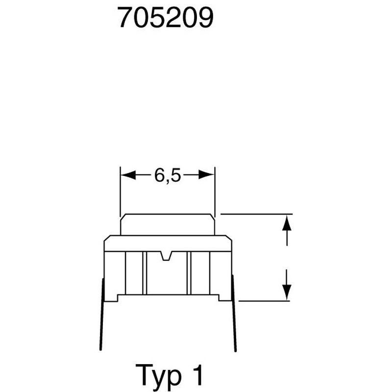 Foto van Mec 3csh9 druktoets 24 v/dc 0.05 a 1x uit/(aan) moment ip67 1 stuk(s)