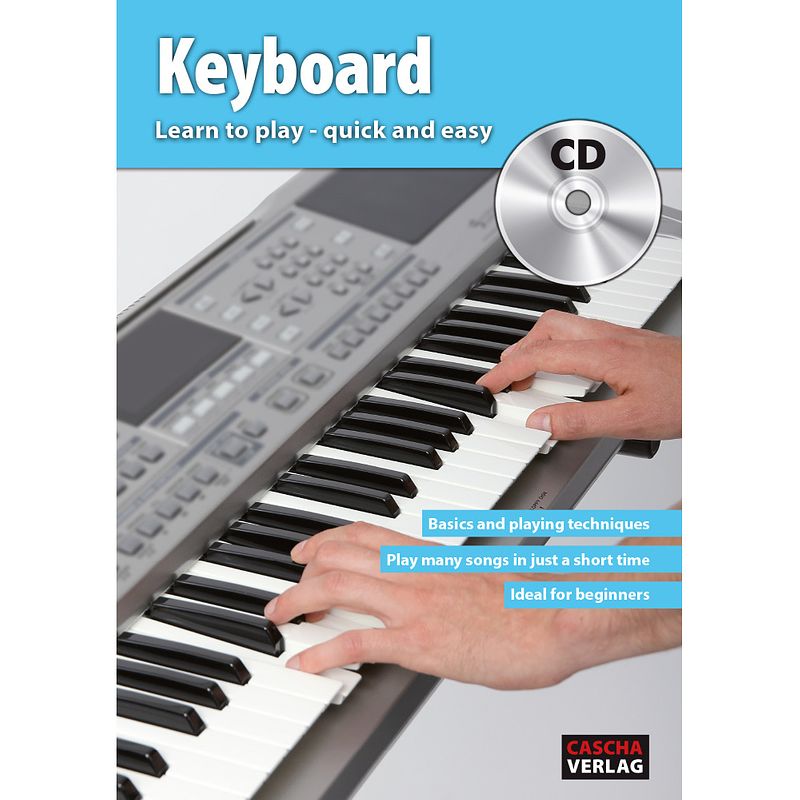 Foto van Cascha hh 1402 en keyboard - learn to play - quick and easy