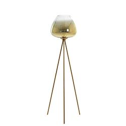 Foto van Light & living - vloerlamp mayson - 42x42x146cm - goud